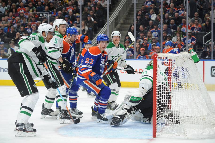 Hockey. NHL, Edmonton Oilers-Dallas Stars. Edmonton, Alberta. (Reuters)